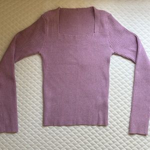 -5kg purple slim-fitting sweater
